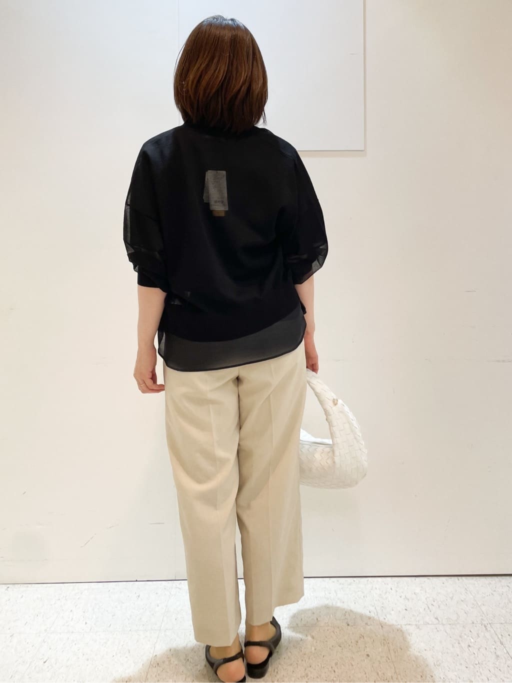 めいさんの「Reflect｜【選べる5色◎／マシンウォッシュ可】シャーリングデザインブラウス」を使ったコーディネート