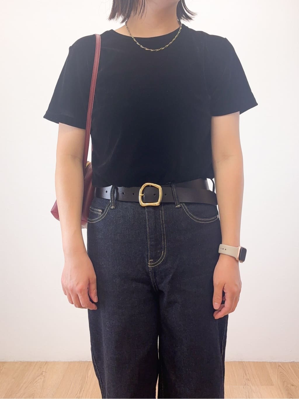 Takeさんの「OPAQUE.CLIP｜フロッキーチュールTシャツ【洗濯機洗い可】」を使ったコーディネート