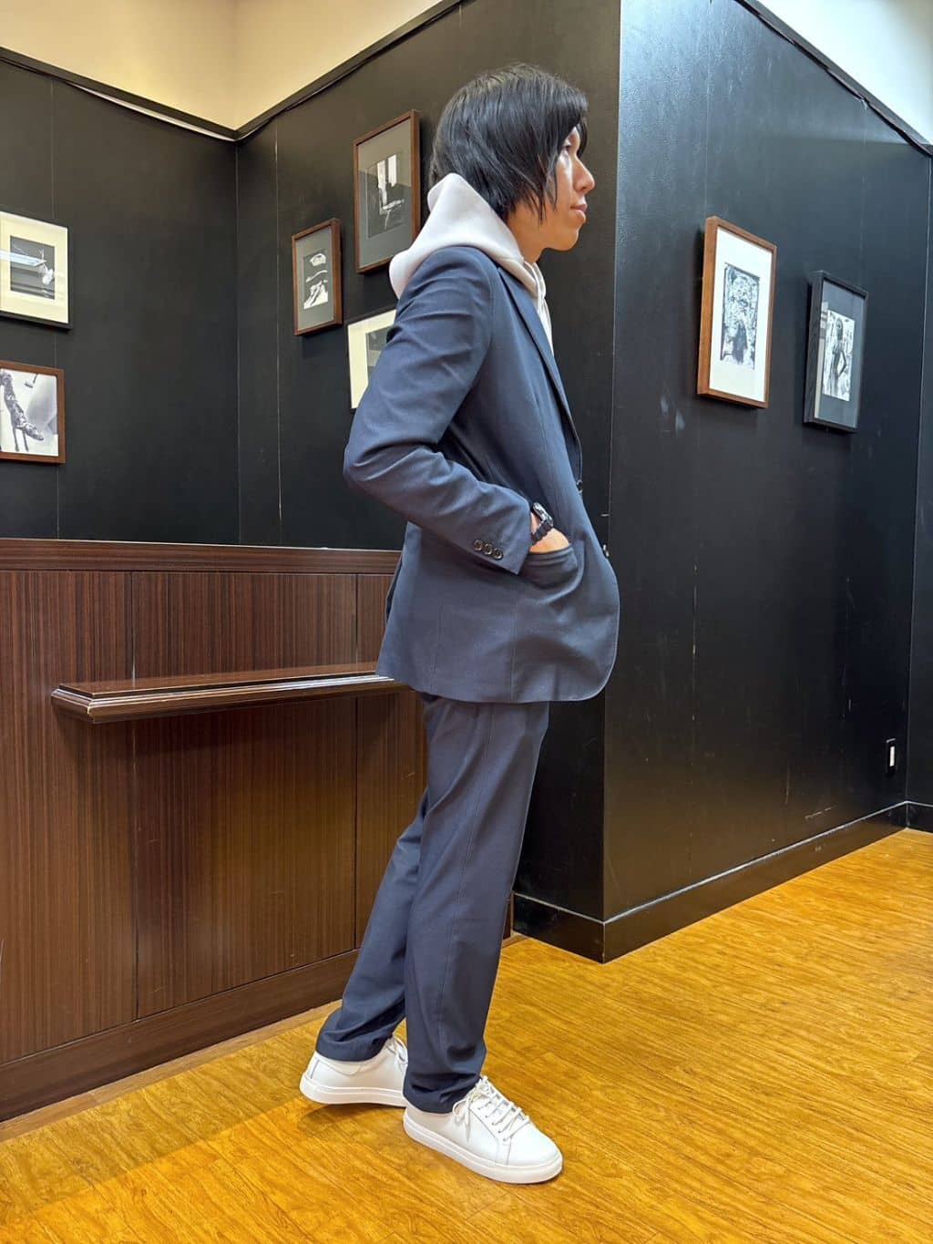 moritaさんの「TAKEO KIKUCHI｜エアダン プルオーバー パーカー」を使ったコーディネート