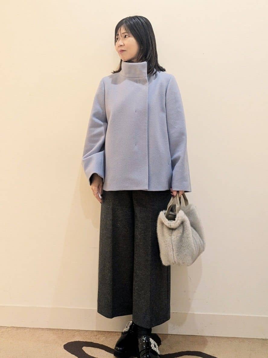 laverさんの「UNTITLED｜【8色展開／コンパクト丈】レーヨン混 コクーンニット」を使ったコーディネート