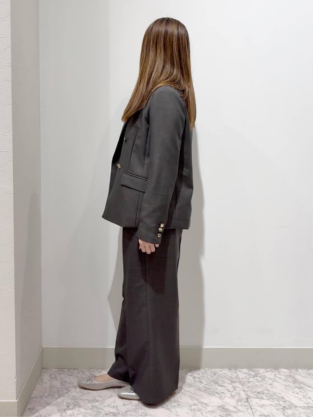 しかっちさんの「grove｜【カセット服】ダブルブレストテーラードジャケット」を使ったコーディネート