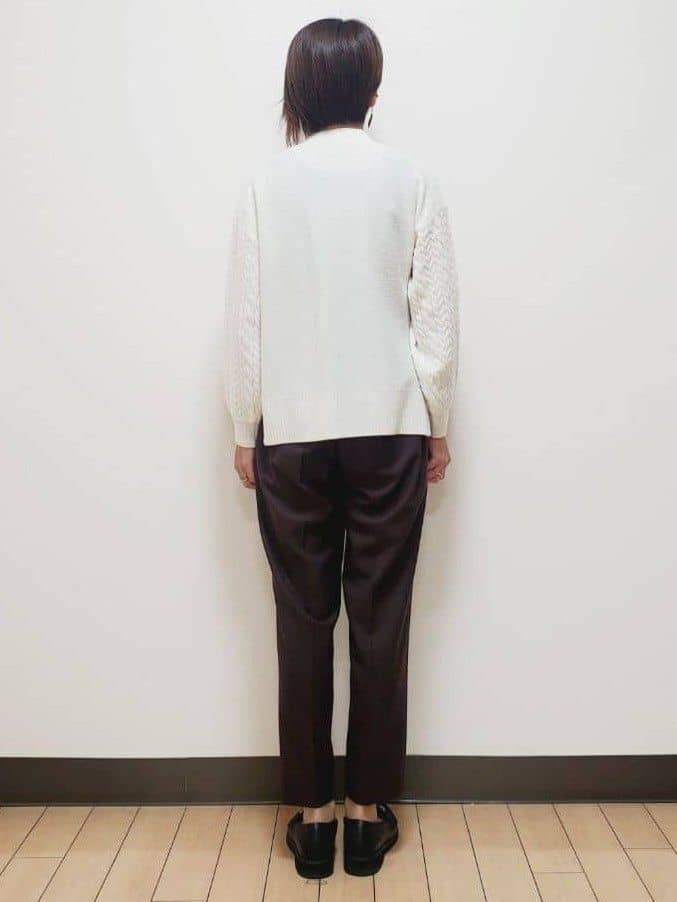 yuuさんの「Reflect｜【一枚で着映え◎／ゆったりシルエット】ラメ&times;スパンコールウール混ニット」を使ったコーディネート