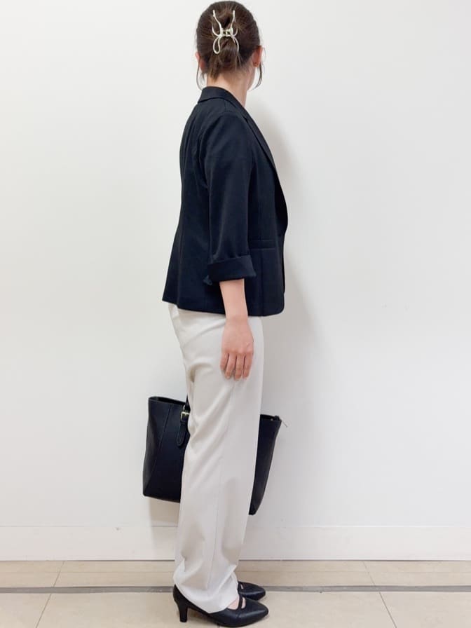 ハルさんの「Reflect｜【選べる7色◎／手洗い可／二の腕カバー】半袖ニット」を使ったコーディネート