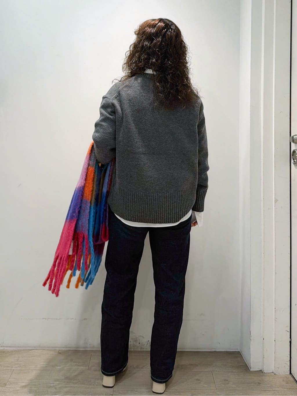 sumicaさんの「OPAQUE.CLIP｜ポケット刺繍レギュラーカラーシャツ【洗濯機OK】」を使ったコーディネート