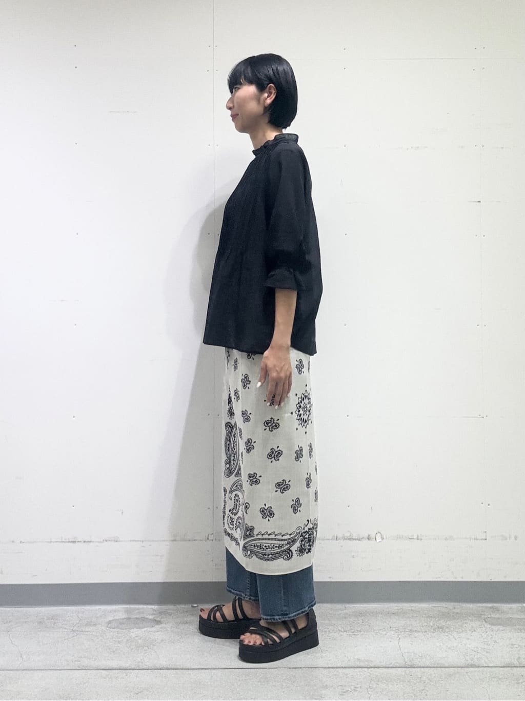 naoさんの「INDIVI｜【洗える/コットン】ピンタックシアーブラウス」を使ったコーディネート