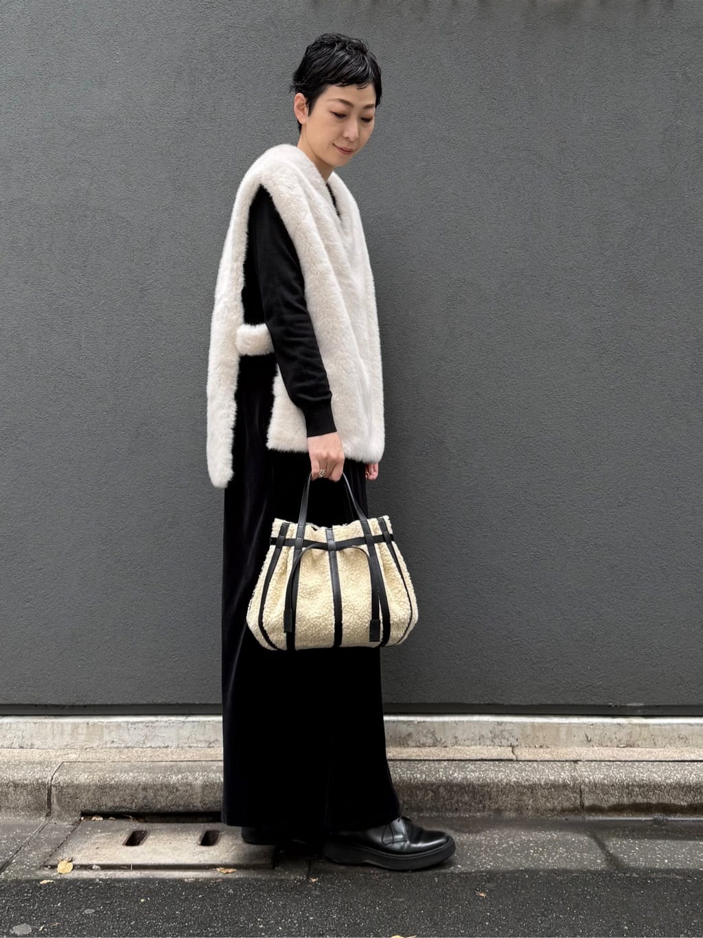 Kさんの「HIROKO HAYASHI｜PANIER COCCOLINA（パニエ コッコリーナ）ハンドバッグ」を使ったコーディネート
