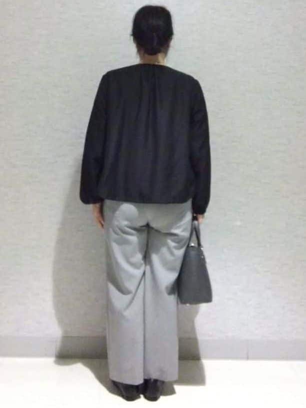 sakoさんの「Reflect｜【WEB先行カラーあり／手洗い可】ジョーゼットスリーブ&times;ニット」を使ったコーディネート