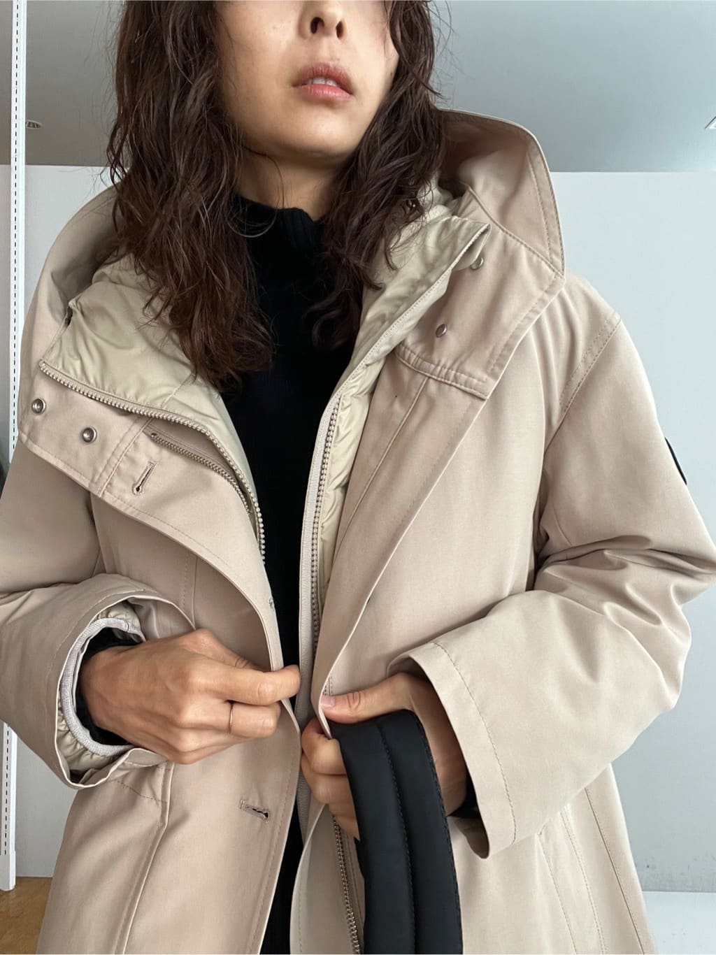 misaさんの「DRESSTERIOR｜◆【3WAY/撥水素材/インナー付/CLASSY.12月号掲載】3WAYダウンライナーコート」を使ったコーディネート