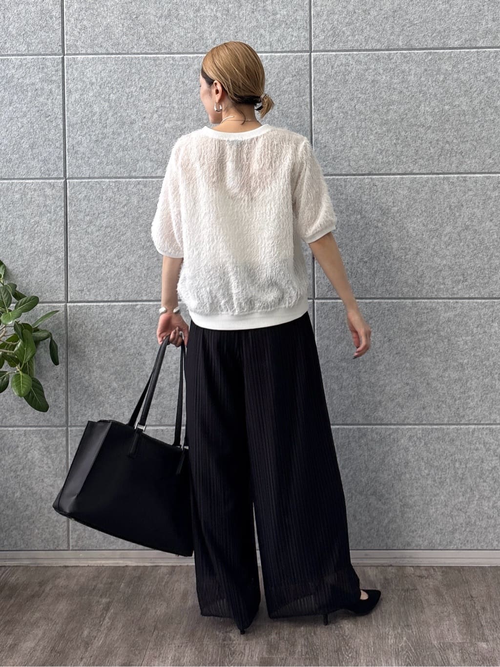 kotakiさんの「INDIVI｜ヘアリージャカードトップス」を使ったコーディネート
