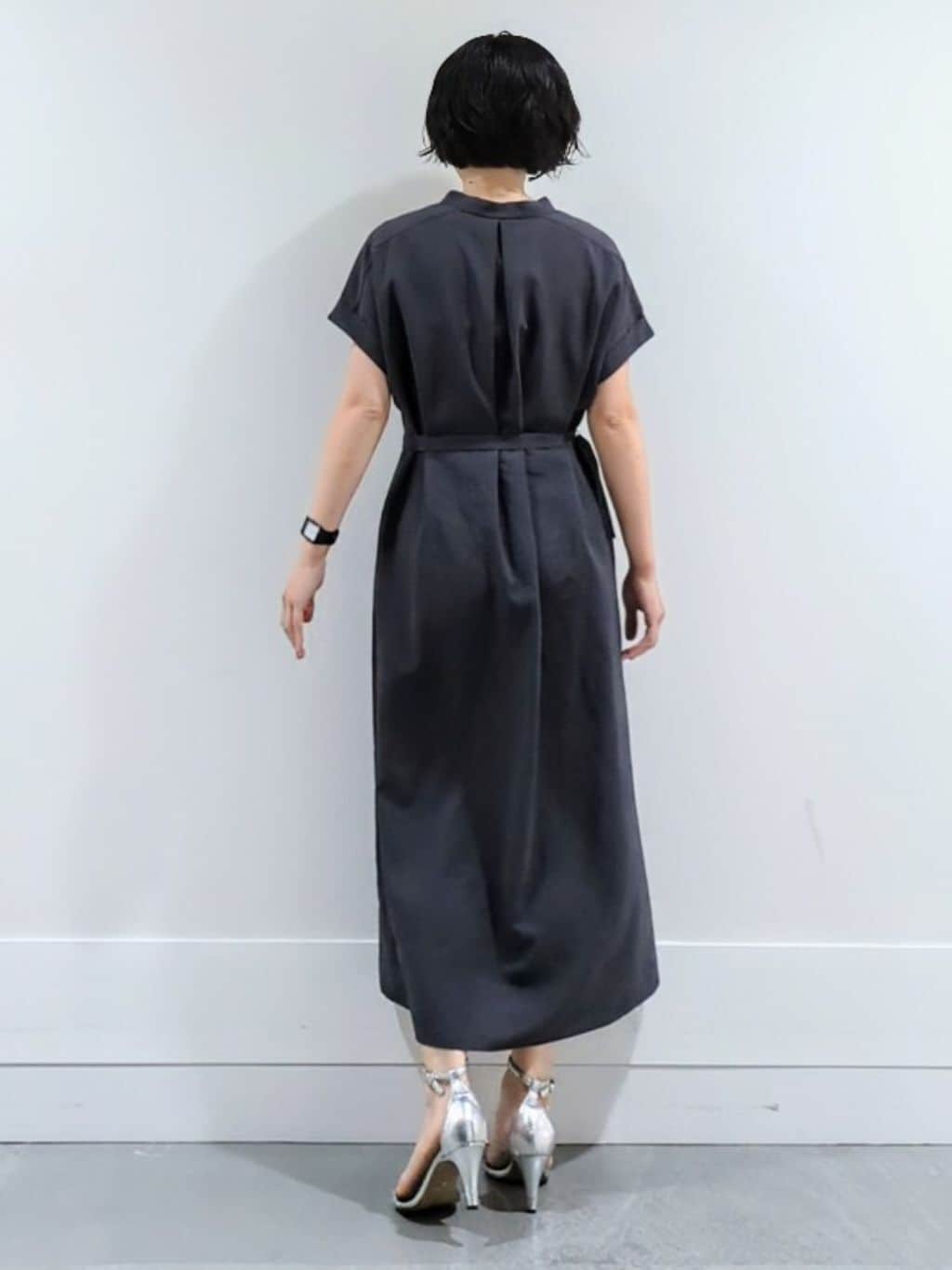ミズタさんの「UNTITLED｜【UV/はっ水】リラククールワンピース」を使ったコーディネート