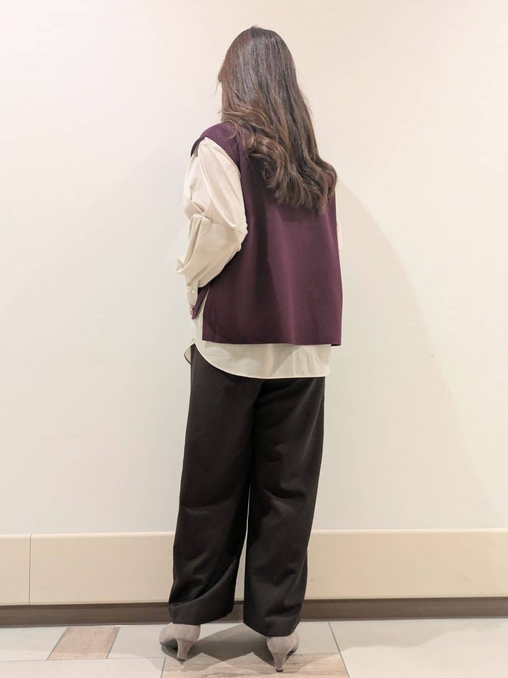 imamiさんの「Reflect｜【さらっと一枚で決まる／重ね着にもおすすめ◎】タックスリーブシャツブラウス」を使ったコーディネート