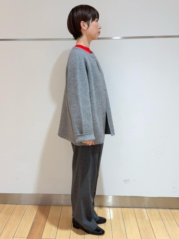 あやさんの「UNTITLED｜【軽アウター/ミドル丈】ウールニットコーディガン」を使ったコーディネート