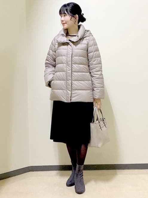  beni_gingerさんの「Reflect｜【SS-4Lサイズ】フーデッドミドルダウンコート」を使ったコーディネート