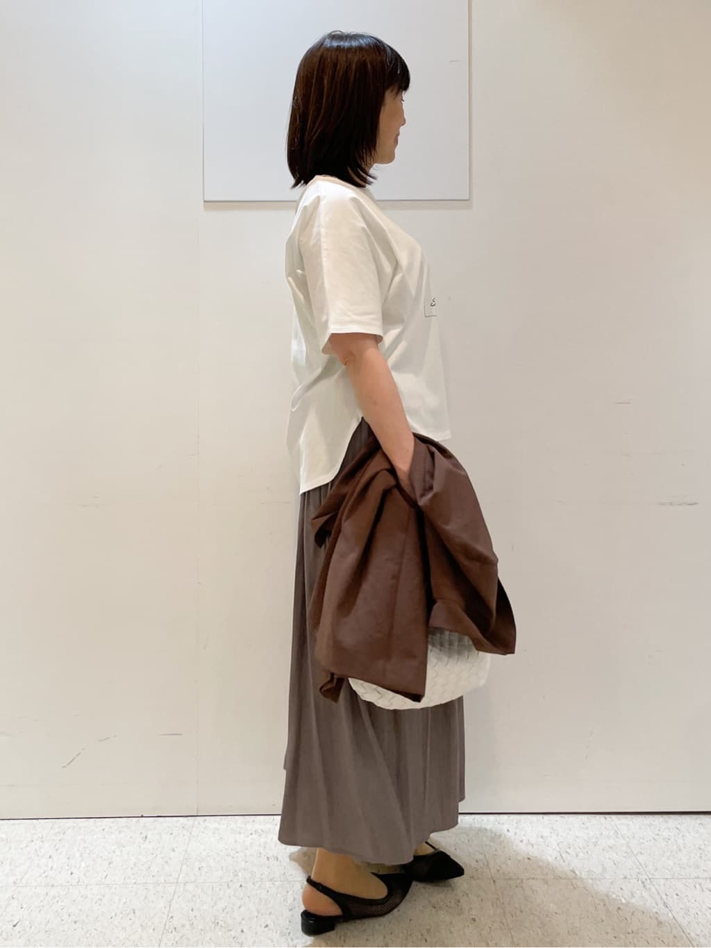 めいさんの「Reflect｜【ウエストゴム仕様／長く着られる◎】スカーチョパンツ」を使ったコーディネート