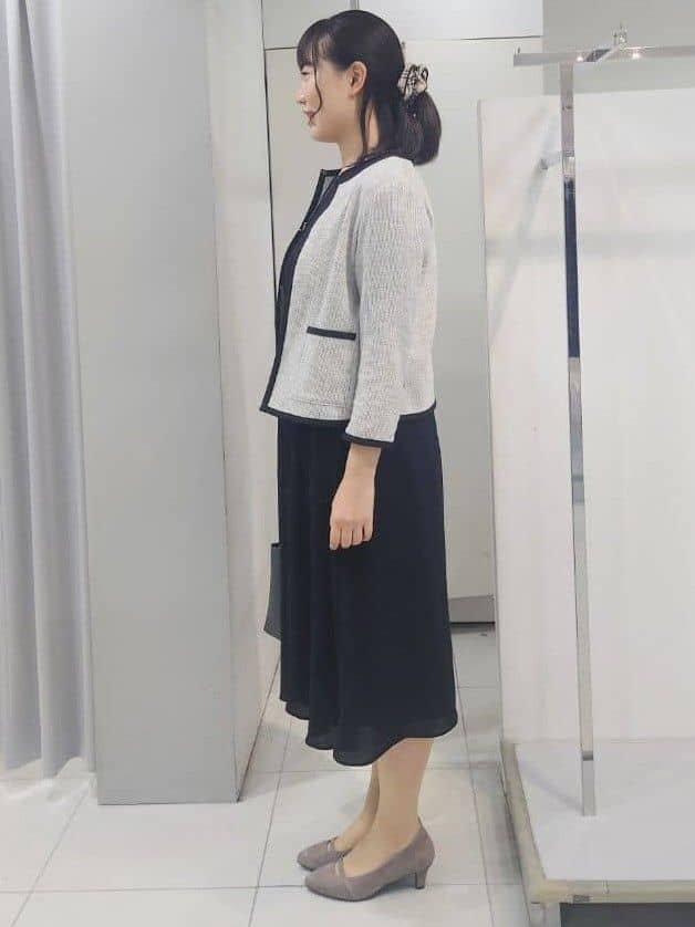 AZUSAさんの「Reflect｜【軽い着心地】メッシュツイードジャケット」を使ったコーディネート