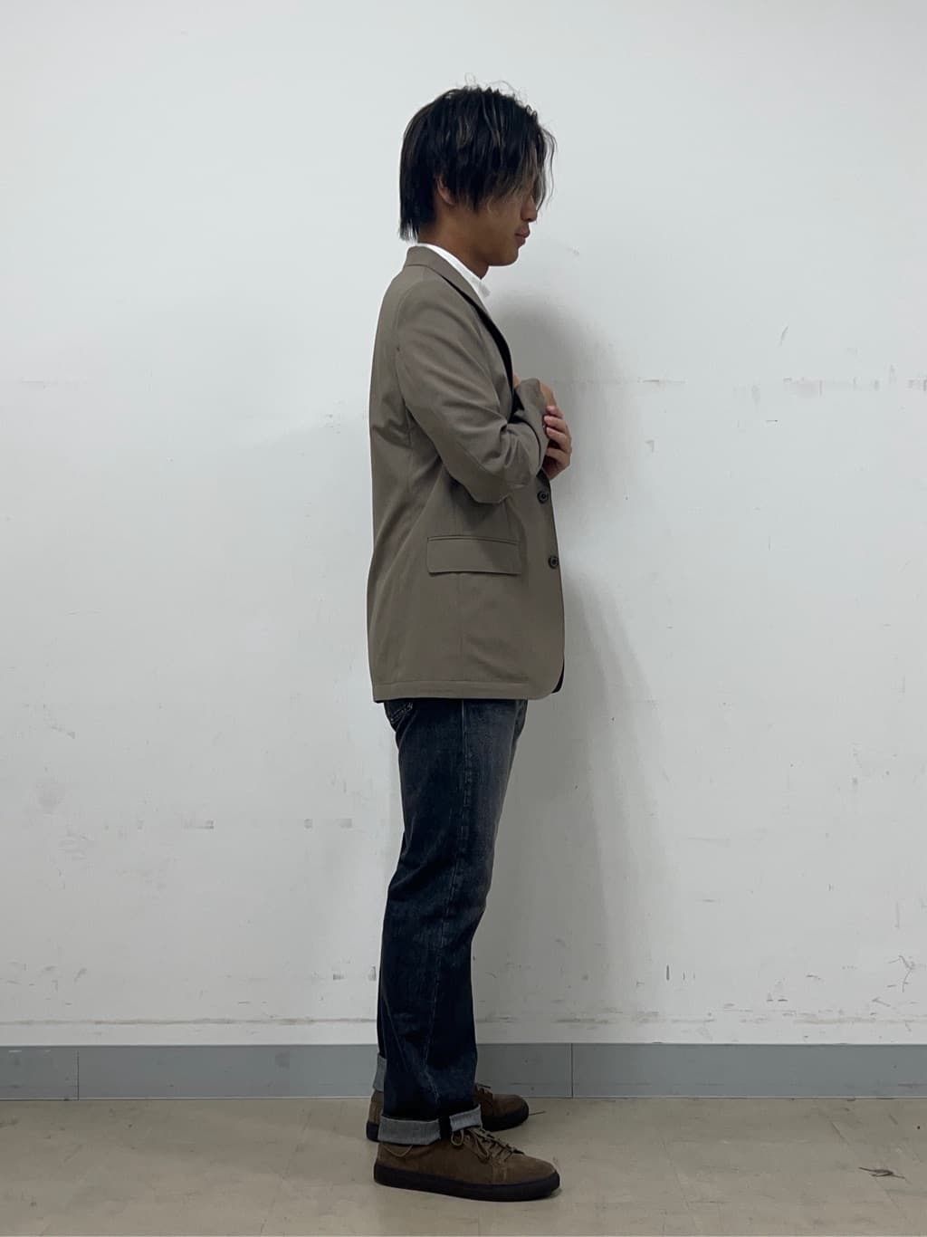 Hiroさんの「TAKEO KIKUCHI｜【COOL CITY WEAR】アーバンクール ジャケット /接触冷感・吸水速乾」を使ったコーディネート