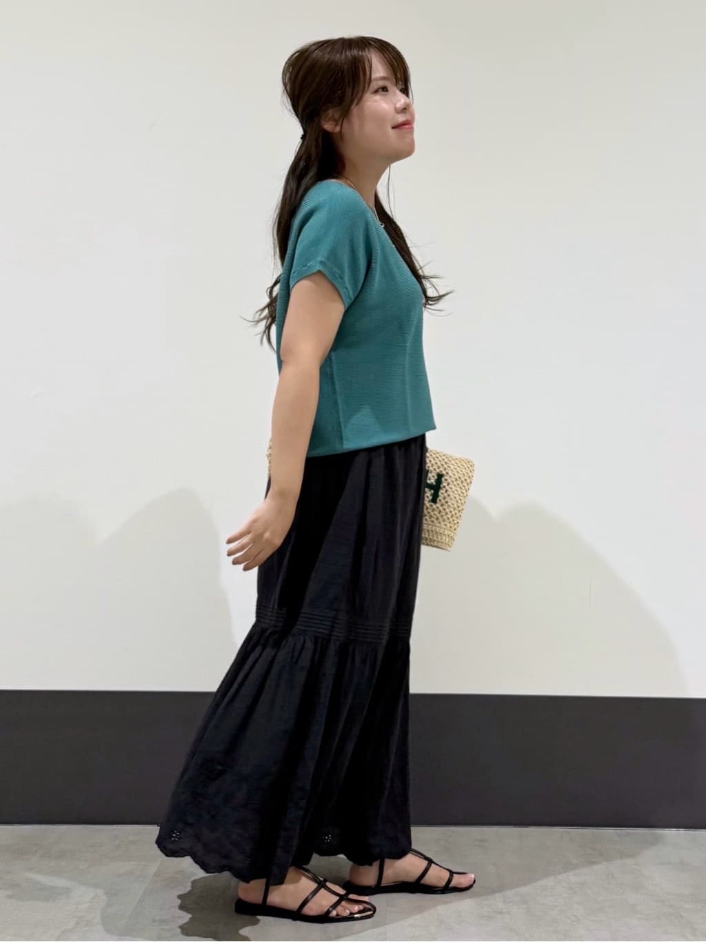 macchaさんの「THE SHOP TK｜【6色展開】さらさらフレンチニット【毛玉になりにくい/洗濯機OK】」を使ったコーディネート