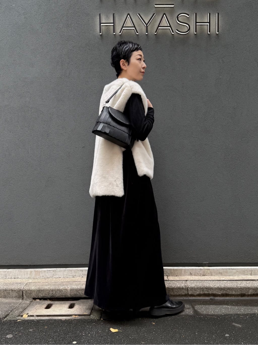 Kさんの「HIROKO HAYASHI｜FRANGIA（フランジャ）ショルダーバッグ」を使ったコーディネート