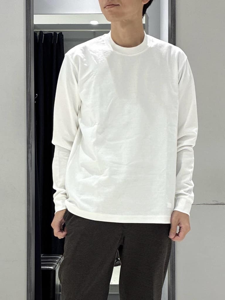 わいずみさんの「TAKEO KIKUCHI｜ストレッチ テーラードＴシャツ」を使ったコーディネート