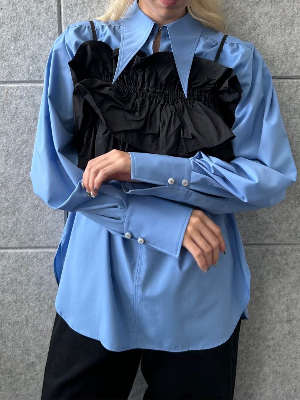 honoka Aさんの「CODE A｜frill design bustier」を使ったコーディネート