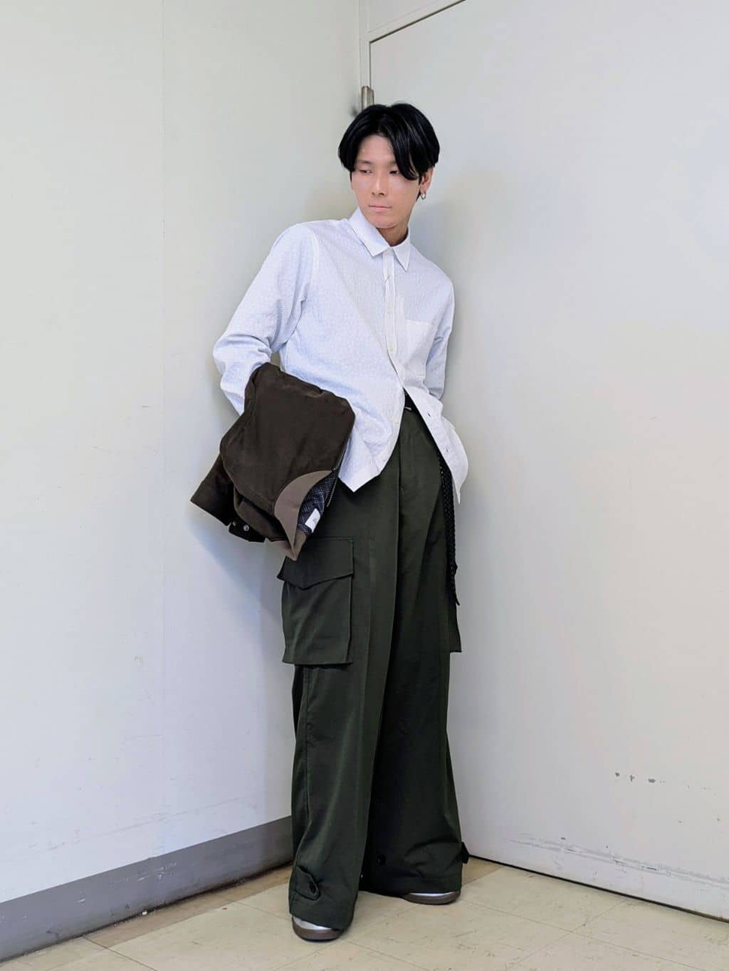 ryoさんの「TAKEO KIKUCHI｜アマレッタ（R）スウェード MA－1 ブルゾン」を使ったコーディネート