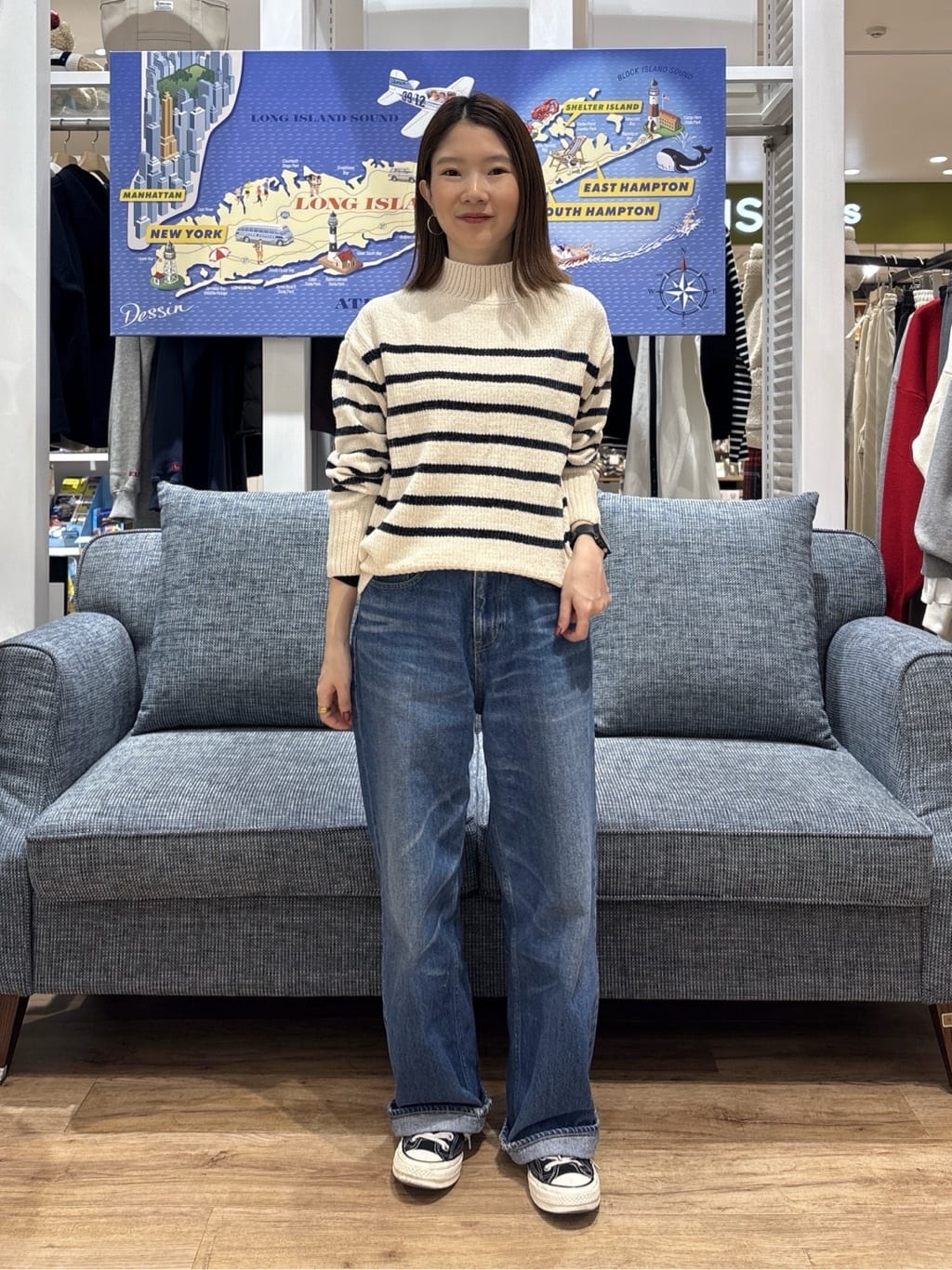 risaさんの「Dessin｜【撥水・2WAY】ミュラーダウンコートロング丈」を使ったコーディネート