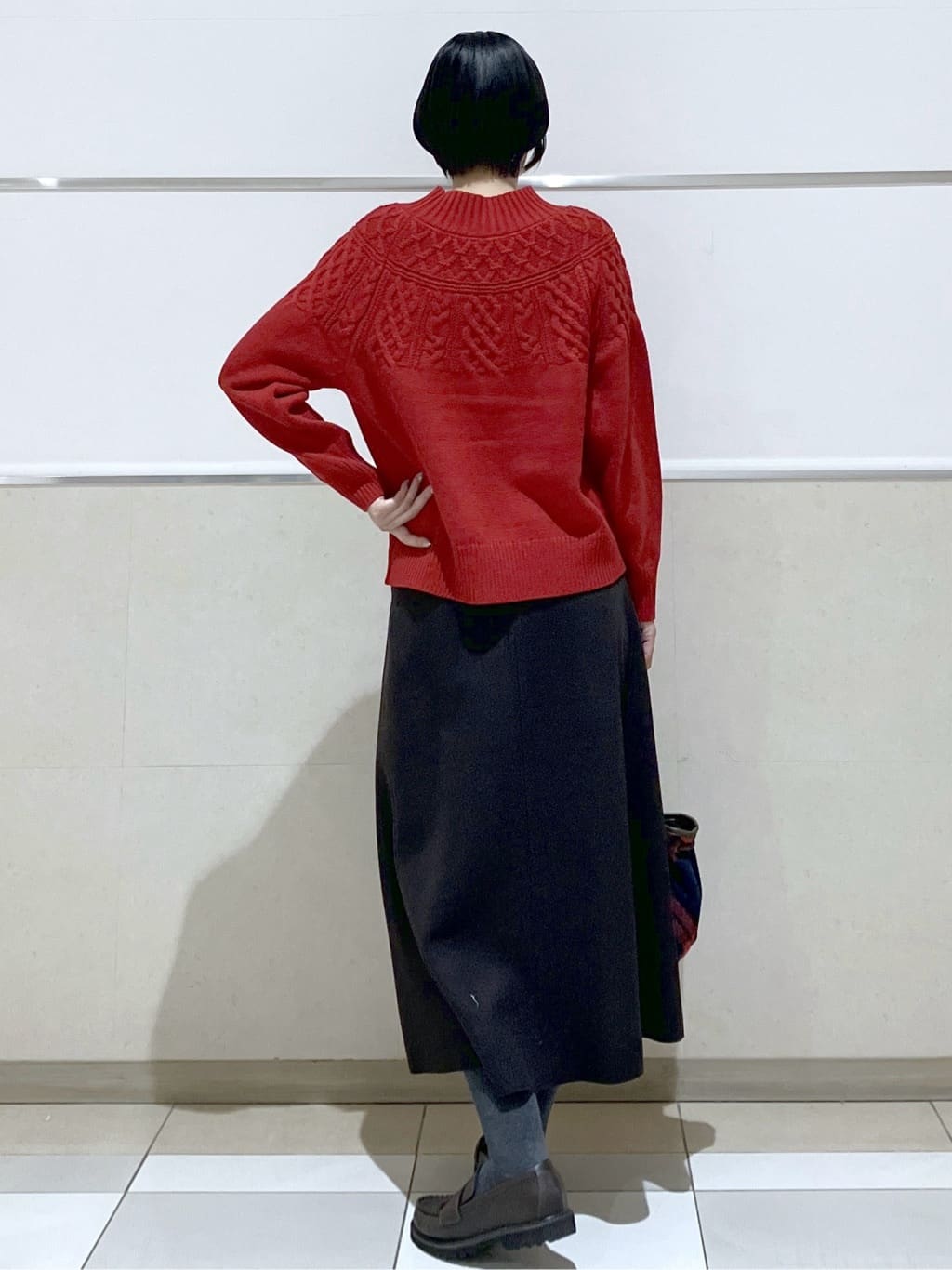 eriko さんの「Dessin｜メルトンジャージフレアスカート」を使ったコーディネート