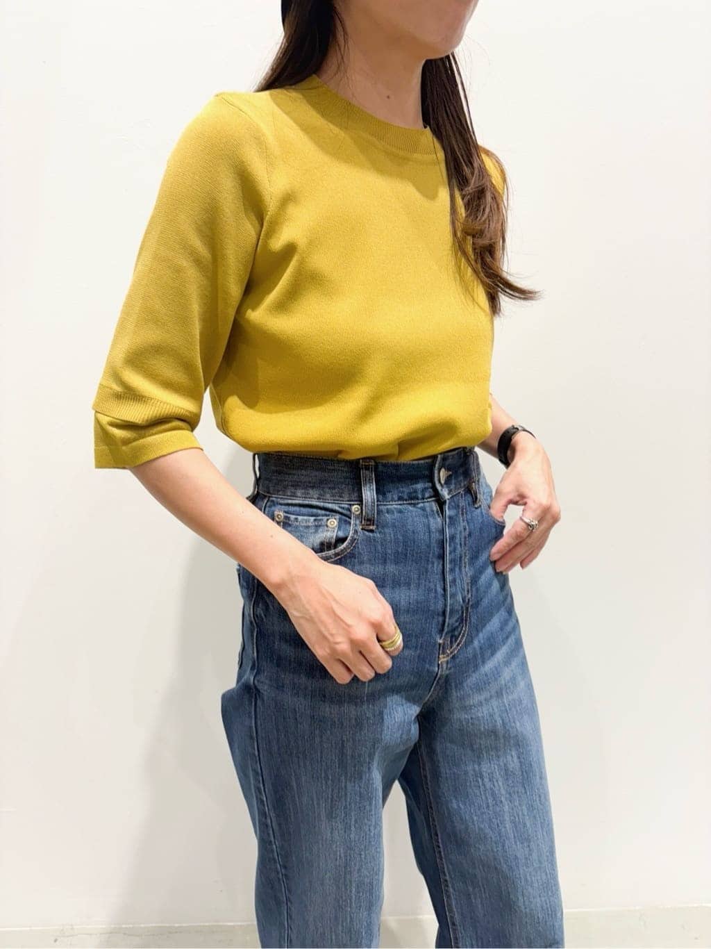 ＷＡさんの「grove｜【ひんやり多機能】やわらかドライタッチ 袖口シアードッキングプルオーバー」を使ったコーディネート