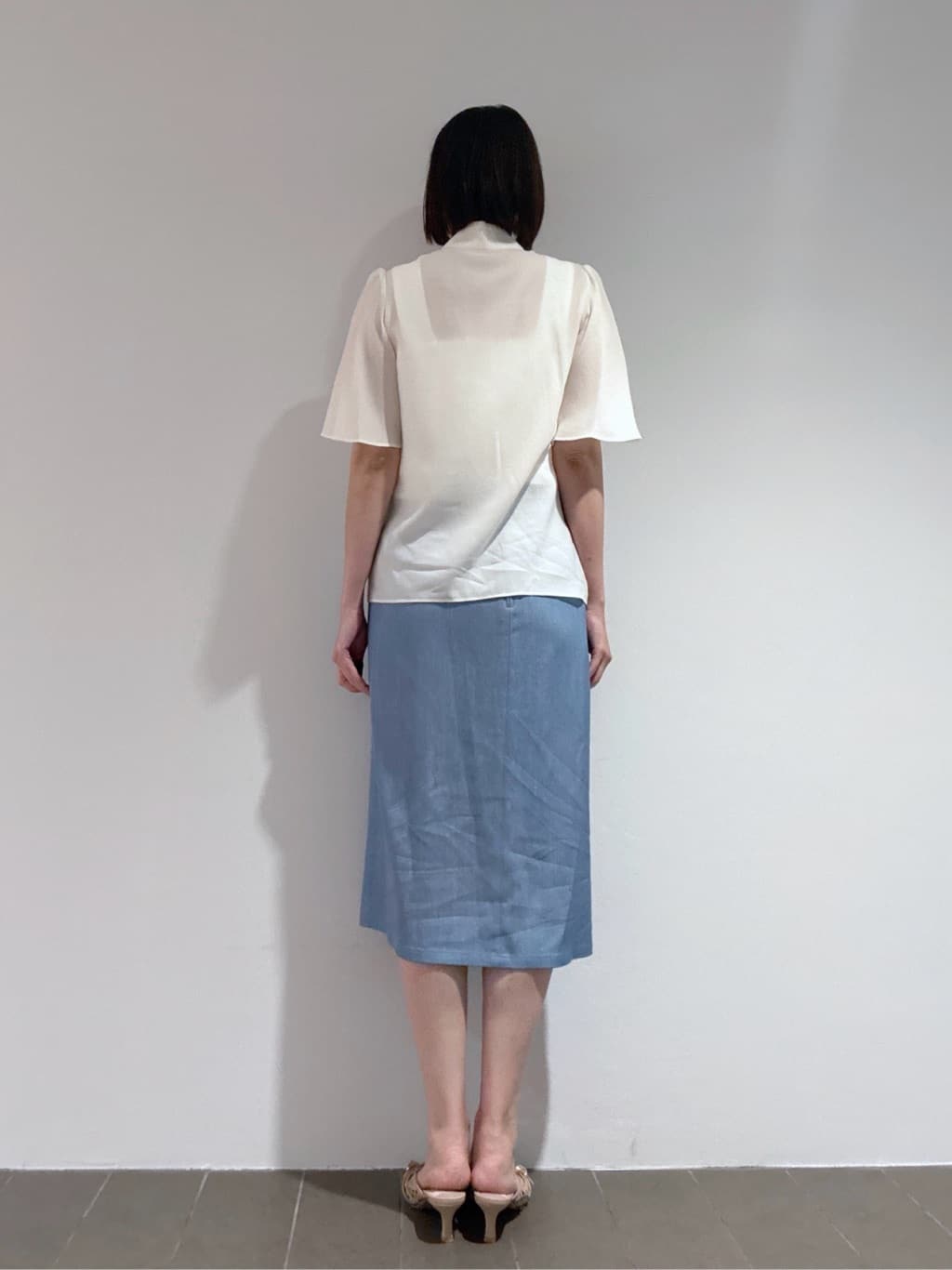 Yukaさんの「COUP DE CHANCE｜◆【手洗い可／日本製】ボウタイブラウス」を使ったコーディネート