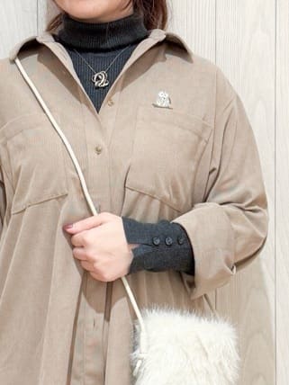 愛さんの「SHOO･LA･RUE｜【洗濯機可/S-LL】フィット感が心地よい ハイパーストレッチスキニー裏起毛」を使ったコーディネート