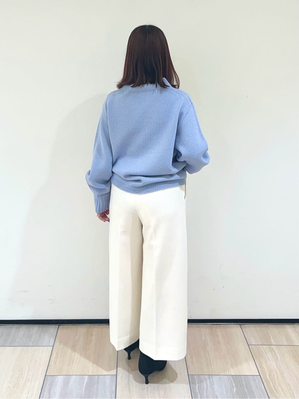 Mitsukiさんの「UNTITLED｜【洗える】スポンディッシュ ボトルネックニット」を使ったコーディネート