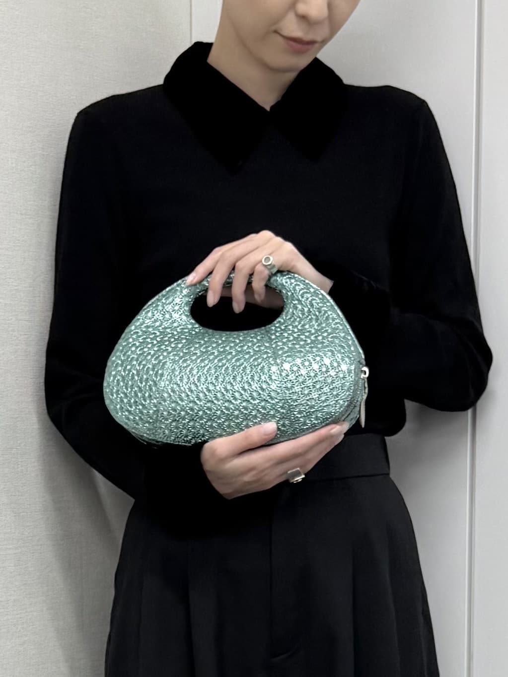 Kさんの「HIROKO HAYASHI｜GIRASOLE PIPERITA（ジラソーレ ピペリータ）クロワッサンバッグ」を使ったコーディネート