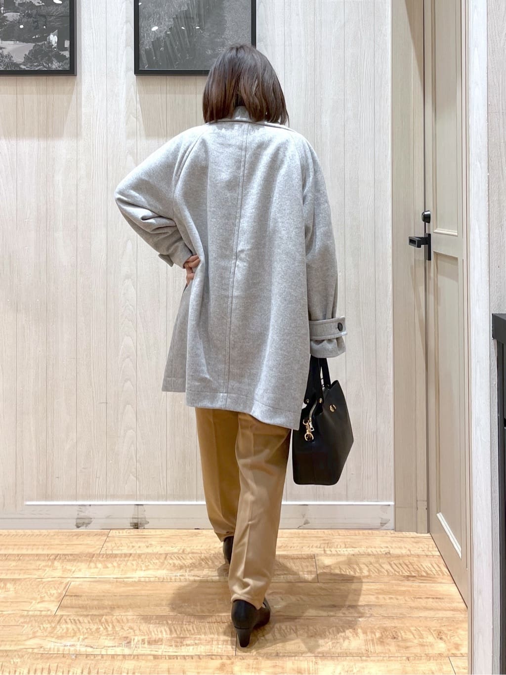 shirayuuuさんの「SHOO･LA･RUE｜【洗濯機可/S-LL】美脚見え あったか裏起毛 テーパードパンツ」を使ったコーディネート