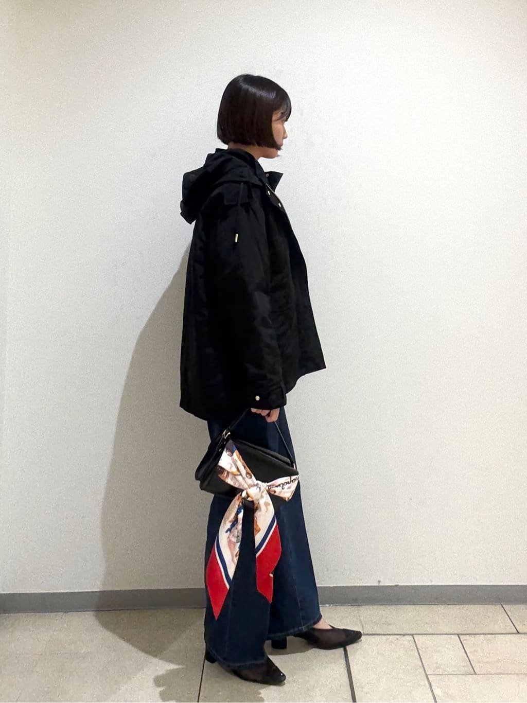 Itoさんの「UNTITLED｜【グレー/ブルー/ジーンズ】ソフトワイドデニムパンツ」を使ったコーディネート