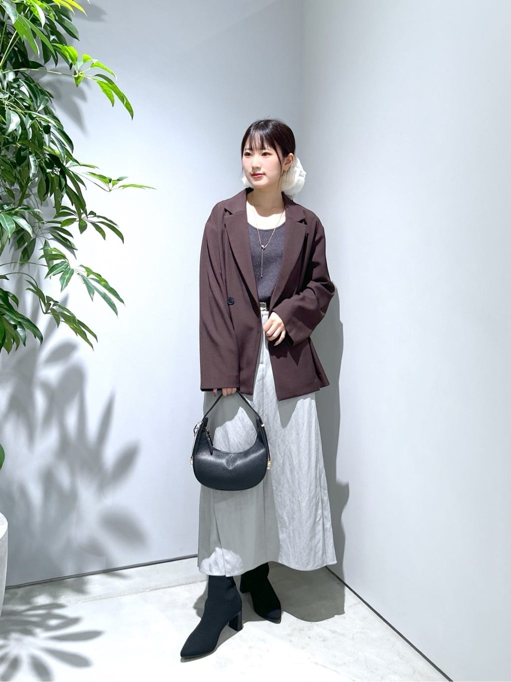 Renoさんの「INDIVI｜ロングニットタンク」を使ったコーディネート