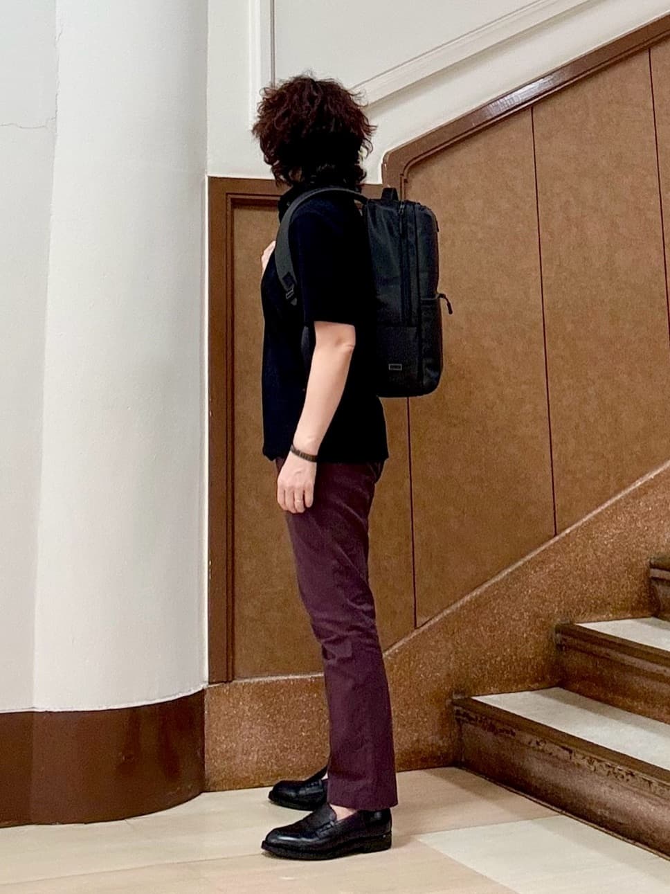 のぐみさんの「TAKEO KIKUCHI｜【COOL CITY WEAR】エアートール ポロシャツ /接触冷感・通気性」を使ったコーディネート