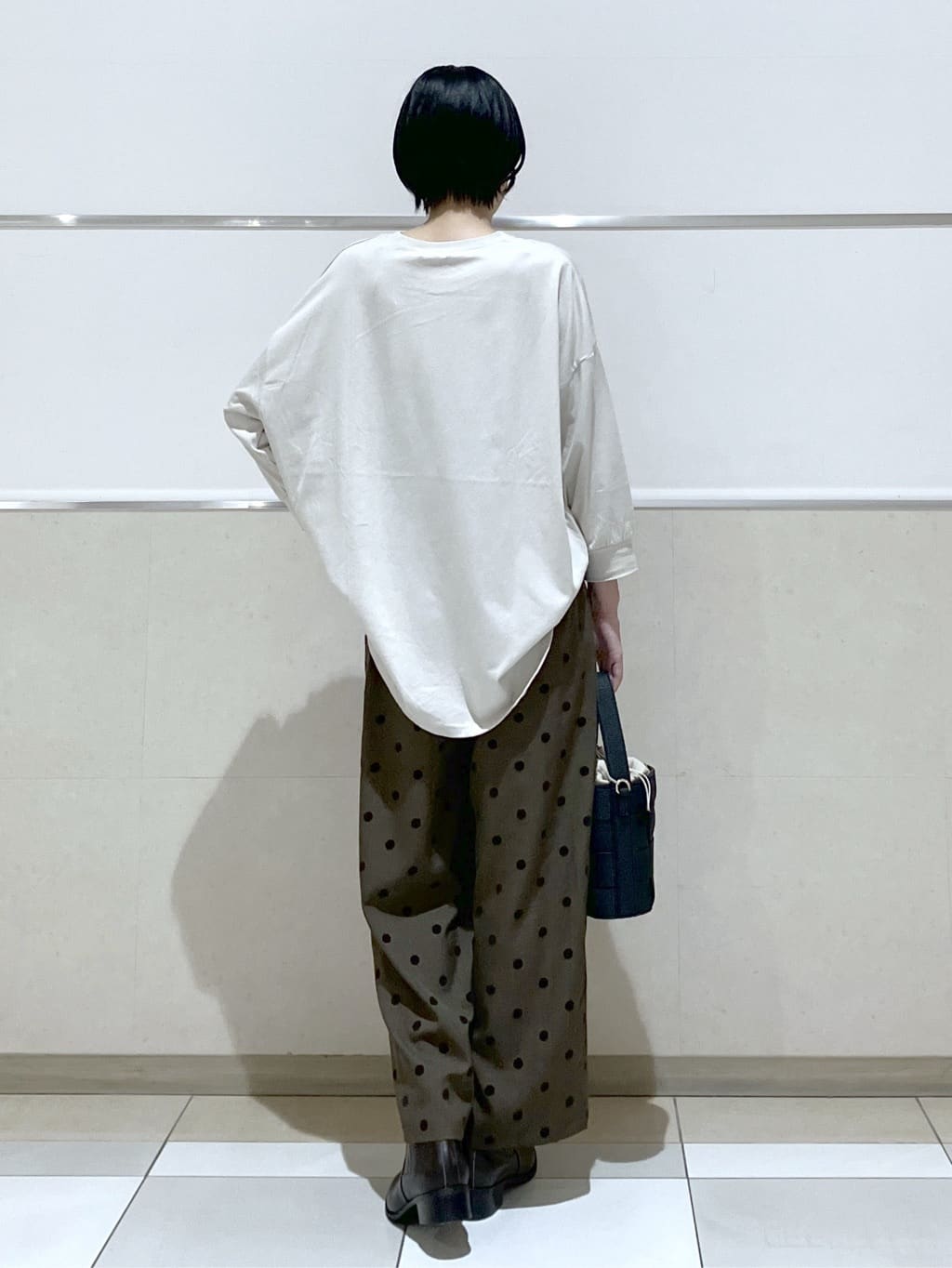 eriko さんの「Dessin｜【洗える】箔プリントロングTシャツ」を使ったコーディネート