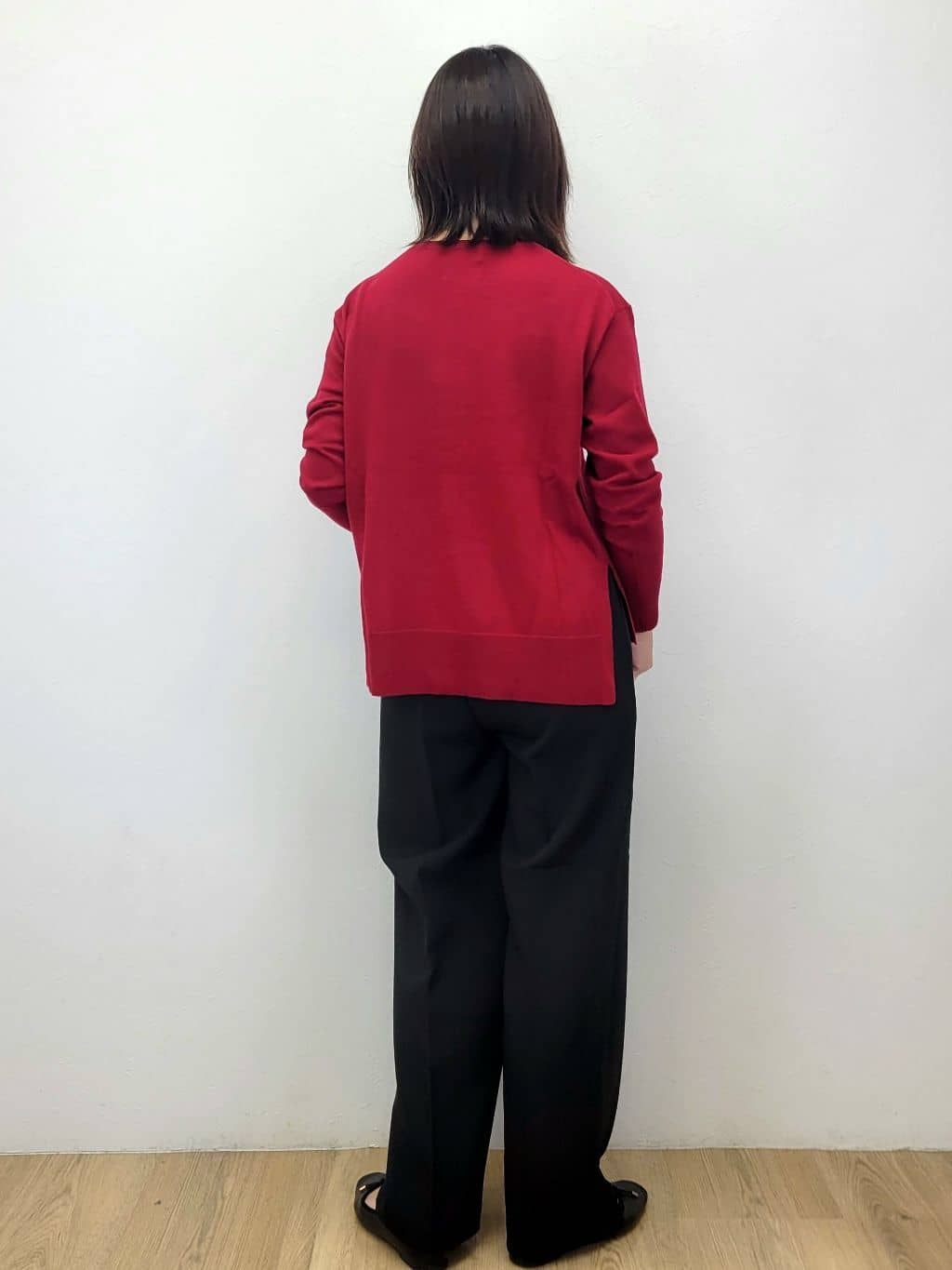 LISAさんの「OPAQUE.CLIP｜ボートネックニット／エクストラファインメリノウール【THEシリーズ／洗濯機OK】」を使ったコーディネート