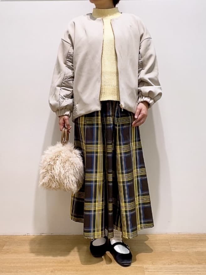 Hamaさんの「Dessin｜ダンボールジップブルゾン」を使ったコーディネート