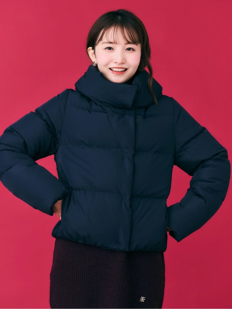 みさかさんの「index｜KAWADAダウンショートコート【撥水／洗濯機OK／静電気防止裏地】《XS～LL》」を使ったコーディネート