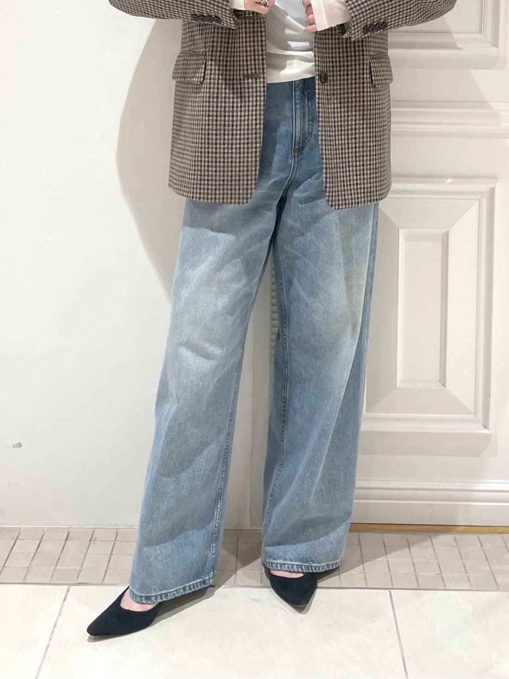 makiさんの「DRESSTERIOR｜◆【洗える/リブベロア】シアーリブベロアカットソー」を使ったコーディネート