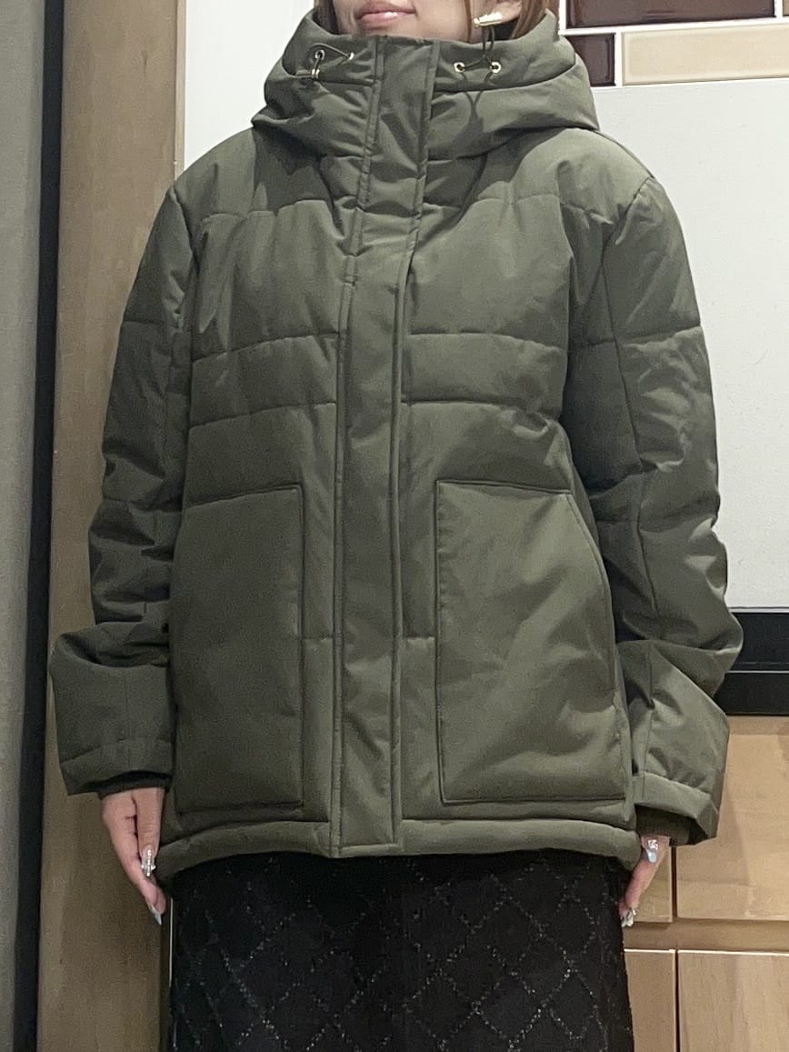 かのさんの「THE SHOP TK｜【すっきり見えシルエット】上品ふわもこ中綿ブルゾン」を使ったコーディネート