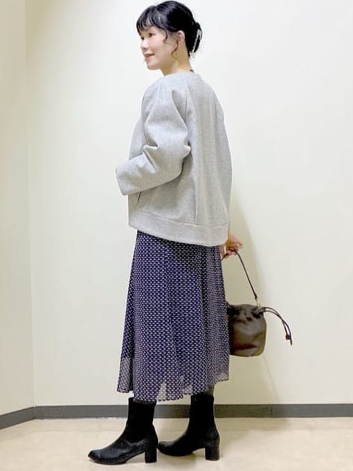  beni_gingerさんの「Reflect｜【選べる8色／スカートにもパンツにも◎】ウール混ボートネックニット」を使ったコーディネート