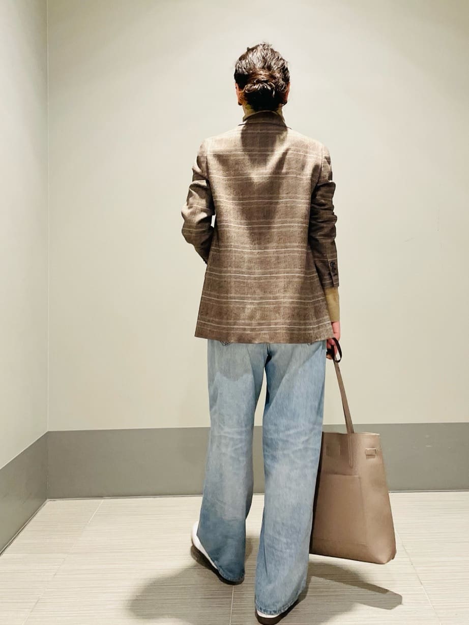 Annさんの「DRESSTERIOR｜◆サキソニーグレンチェックジャケット」を使ったコーディネート