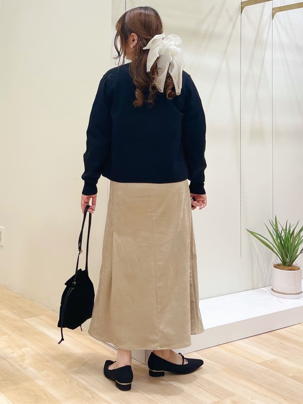 みことさんの「grove｜【毛玉軽減／洗える】編地切替カーディガン」を使ったコーディネート