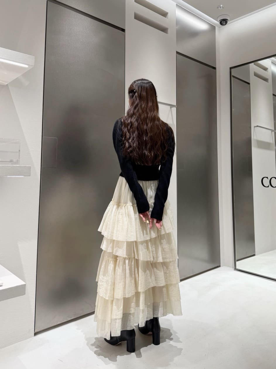 kanamiさんの「CODE A｜M cloudy puff cardigan」を使ったコーディネート