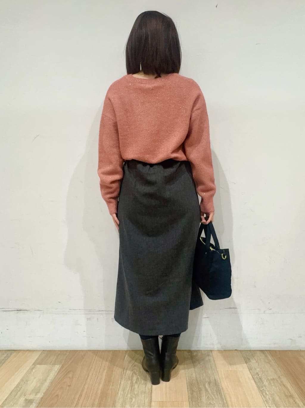 miさんの「grove｜【ウール混】軽やかに羽織れるショートコート」を使ったコーディネート