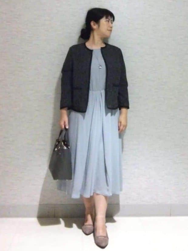 sakoさんの「Reflect｜【軽い着心地】メッシュツイードジャケット」を使ったコーディネート