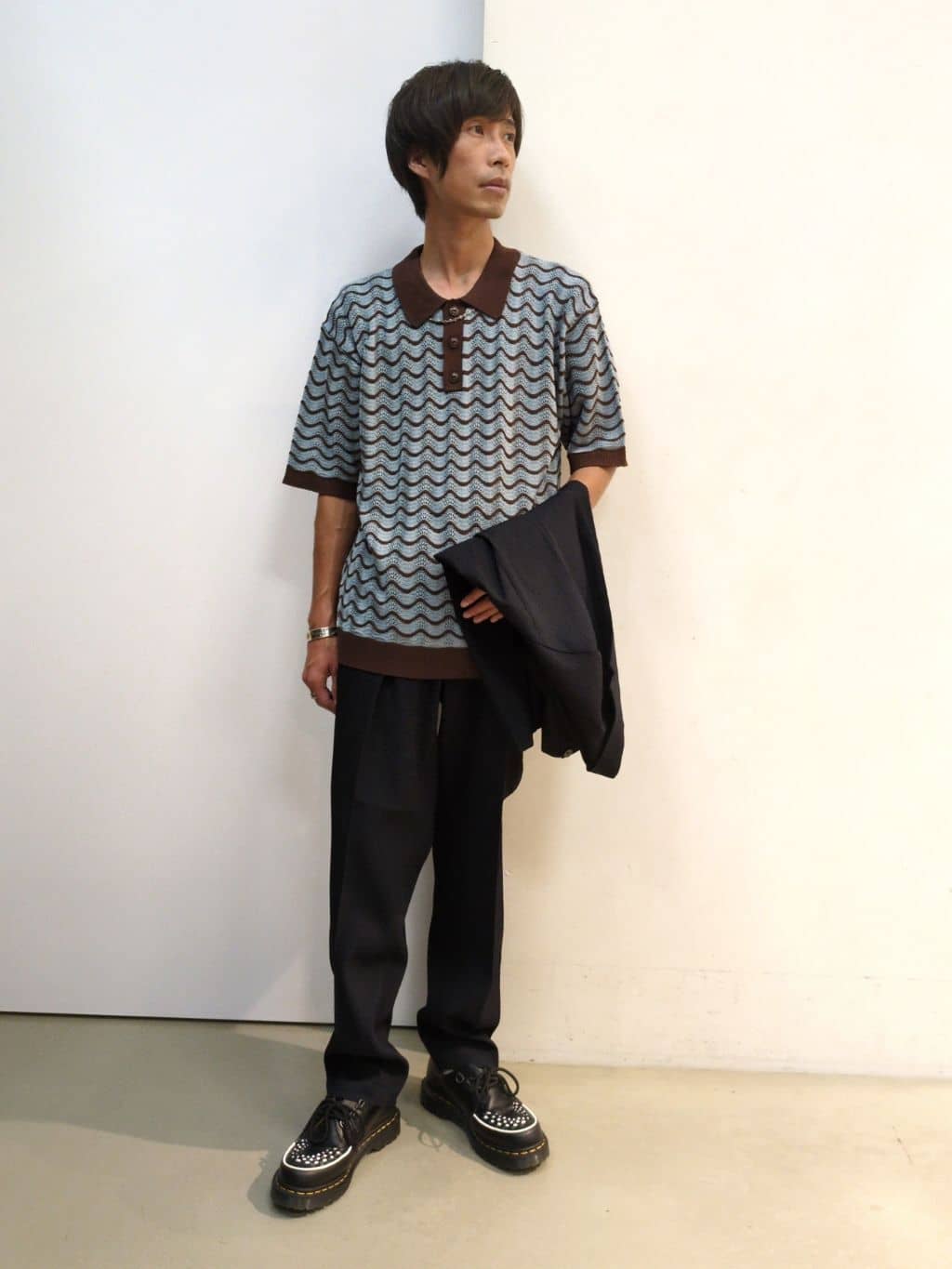 takeさんの「THE SHOP TK｜【Begin/ビギン10月号掲載】楊柳スマートジャケット　軽量/洗濯機OK/セットアップ可」を使ったコーディネート