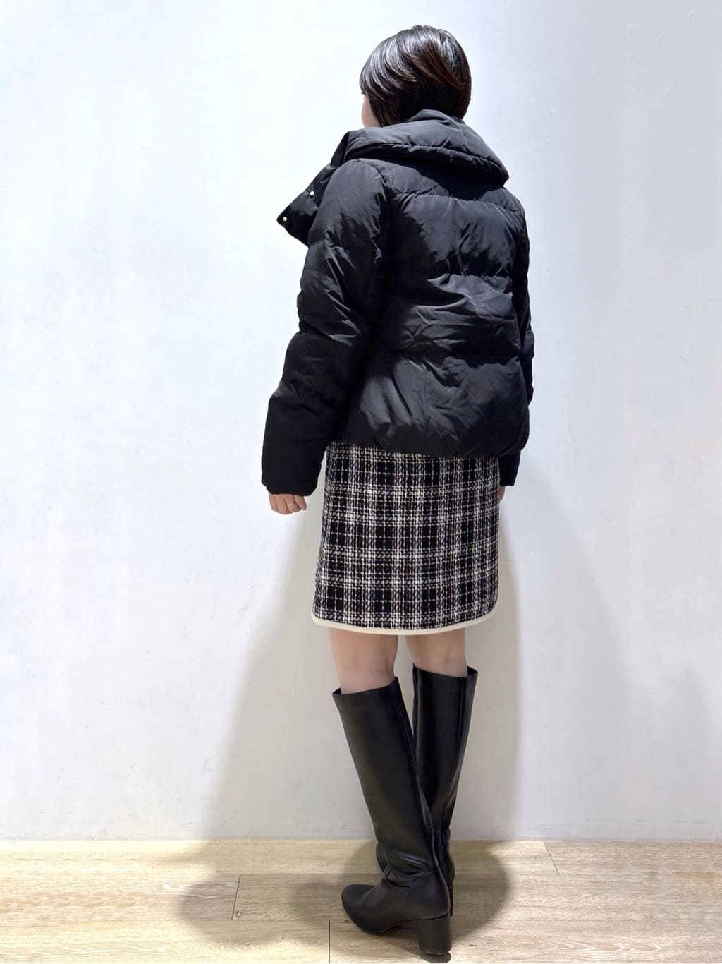 mizukiさんの「index｜KAWADAダウンショートコート【撥水／洗濯機OK／静電気防止裏地】《XS～LL》」を使ったコーディネート